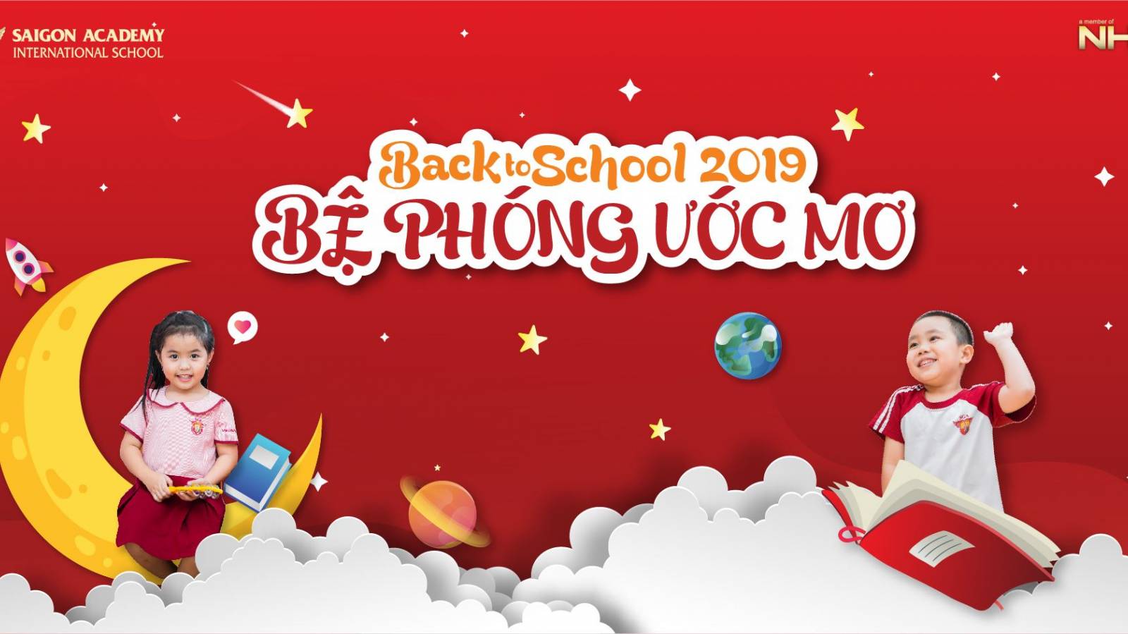 ACK TO SCHOOL 2019: SAIGON ACADEMY - BỆ PHÓNG GIẤC MƠ CỦA BÉ
